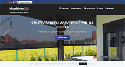 Desktop Screenshot of magdalena.pl